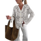 📢📢30% OFF !! ⏰Women's Floral Crochet Knit Cardigan