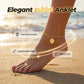📢📢50% OFF !! ⏰Gold Initial Anklet with Figaro Chain