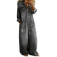 🔥Limited-time offer-Women's Casual Long Sleeve Denim Jumpsuit