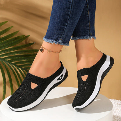 🥿 LIMITED-TIME 50% OFF! ✨ Women's Mesh Slip-On Shoes – Breathable, Cushioned, Non-Slip 🌬️
