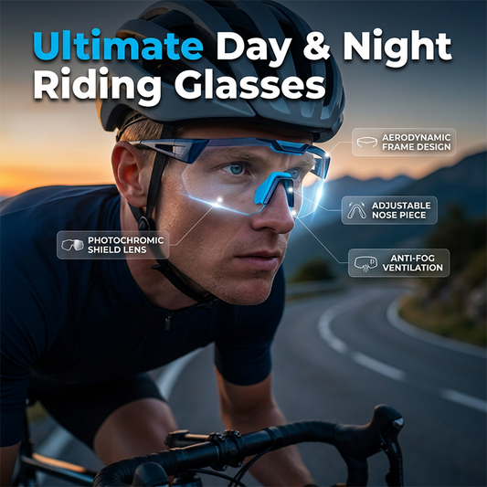 🎉 2026 Sale — Over 27,000 Sold! 🚴 Day & Night Riding Glasses – Wind, Dust & Insect Shield – Featherlight for All-Day Comfort! ✨