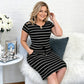Women's Summer Striped Dress with Pockets
