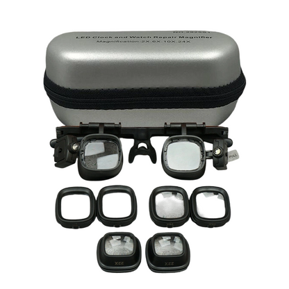 🔬 LIMITED-TIME 50% OFF! ✨ Precision LED Magnifier Glasses – Interchangeable Lenses, Dual LED, Hands-Free 💡