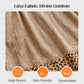 Women's Leopard Trim Striped Collared Tunic Dress