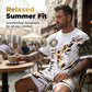 Men's Lion Graphic Set – Bold, Breathable, Urban Cool