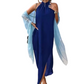 👗 LIMITED-TIME 50% OFF! ✨ Halter Neck Asymmetrical Dress – Flowy, Loose Fit, Modern Hem 💃