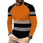 💚Men's Printed Round-neck Long-sleeve Shirt