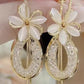 📢📢50% OFF !! ⏰Elegant Flower Tassel Dangle Earrings