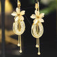 📢📢50% OFF !! ⏰Elegant Flower Tassel Dangle Earrings