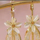📢📢50% OFF !! ⏰Elegant Flower Tassel Dangle Earrings