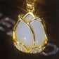 🌷 LIMITED-TIME 50% OFF! ✨ Elegant Tulip Pendant Necklace – Durable, Sparkling, Adjustable Chain 💎
