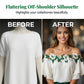 👚 LIMITED-TIME 50% OFF! ✨ Women’s Floral Ruffle Sleeve Top – Off-the-Shoulder, Embroidered, Romantic 🌸