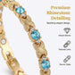 💎 LIMITED-TIME 50% OFF! ✨ Fashionable Magnetic Bracelet – Rhinestone, Gold/Silver, Wellness ✨