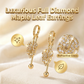 🍁 LIMITED-TIME 50% OFF! ✨ Full Diamond Maple Leaf Earrings – Sparkling, Dangling, Evening Glam 💎