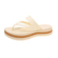 📢📢40% OFF !! ⏰Women's Woven Strap Platform Flip-Flops – Cushioned footbed & durable straps – Lightweight, perfect for beach, pool or casual summer days – comfy and stylish ☀️