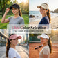 🔥SunSafeTok Women’s High Ponytail Visor Hat 🧢 Breathable, Open-Top UV400 Protection ☀️ Perfect for Running, Hiking, Beach Days & Everyday “That Girl” Style 💁‍♀️✨
