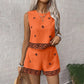 ⏳Limited-time 50% off⏰Women's Bohemian Print Sleeveless Top & Shorts Set👚🩳