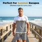 🏖️👕 Men's Summer Color-Block Sportswear Set – Breathable Athletic T-Shirt & Drawstring Shorts 2-Piece Outfit