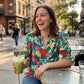 👚 50% OFF NOW! 🌸 Women's Casual Floral Shirt – Short Sleeve, Lightweight & Spring Ready – Breathable, Easy Care, Everyday Charm ☁️