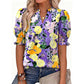 👚 50% OFF NOW! 🌸 Women's Casual Floral Shirt – Short Sleeve, Lightweight & Spring Ready – Breathable, Easy Care, Everyday Charm ☁️