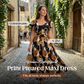 👗 LIMITED-TIME 50% OFF! ✨ Women's Retro Floral Pleated Maxi Dress – Flowy, Elegant, Boho Chic 🌸