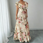 👗 LIMITED-TIME 50% OFF! ✨ Women's Retro Floral Pleated Maxi Dress – Flowy, Elegant, Boho Chic 🌸
