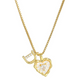 💎 LIMITED-TIME 50% OFF! 💥 Heart Shaped Letters Micro Pave Chain Necklace – Initial Pendant, Titanium Steel, Adjustable ✨