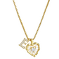 💎 LIMITED-TIME 50% OFF! 💥 Heart Shaped Letters Micro Pave Chain Necklace – Initial Pendant, Titanium Steel, Adjustable ✨