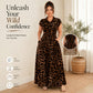 👗 LIMITED-TIME 50% OFF! 💥 Women's Elegant Leopard Print Lapel Dress – Chic, Flattering, Statement Style ✨