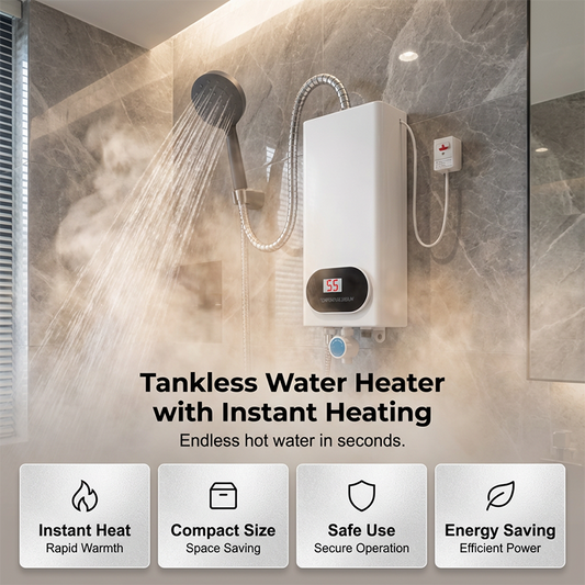 Compact & Safe Instant Electric Water Heater