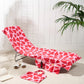 2-in-1 Beach Chaise Lounge Cover with Side Pockets
