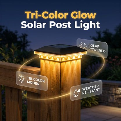 📢📢40% OFF !! ⏰Outdoor Solar Post Cap Lights