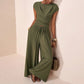 👗 50% OFF NOW! ✨ Women's Crossover Top & Wide-Leg Pants Set – Chic, Flowing & Effortless Style 🌸