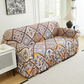 High-Stretch Sofa Slipcover – Ruffled Hem & Full Protection