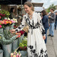 Women's Elegant Floral Printed Maxi Dress