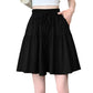 📢📢40% OFF !! ⏰Women High Waist Skirt Pants Wide Leg Ruffle Culottes