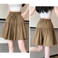 📢📢40% OFF !! ⏰Women High Waist Skirt Pants Wide Leg Ruffle Culottes