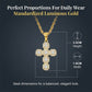 📿 50% OFF NOW! 💎 Copper Inlaid Zircon Cross Charm Pendant – Dazzling Sparkle & Timeless Elegance 🕊️