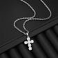 📿 50% OFF NOW! 💎 Copper Inlaid Zircon Cross Charm Pendant – Dazzling Sparkle & Timeless Elegance 🕊️