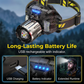 🔦 50% OFF NOW! ✨ Rechargeable 5-Color LED Headlamp – Motion Sensor & Fishing/UV Modes 💡