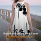 🌸 LIMITED-TIME 50% OFF! 💥 Women's Floral Print Halter Neck Dress – Chic, Flowy, Summer Essential ✨