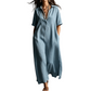 👗 LIMITED-TIME 50% OFF! 💥 Women's Elegant Cotton Linen Short Sleeve Lapel Dress – Breathable, Flowy, Hidden Pockets ✨