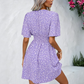 Women's Summer V-Neck Floral Dress