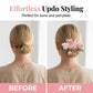 3D Puffy Tulip Flower Hair Scrunchie