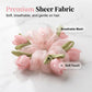 3D Puffy Tulip Flower Hair Scrunchie
