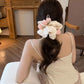 3D Puffy Tulip Flower Hair Scrunchie