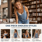 🎉 LIMITED TIME 50% OFF! 🌸 Women's Summer Loose Denim Overall Shorts – One-Piece Wonder for Sunny Days ✨