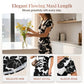 Elegant 3D Floral Maxi Dress