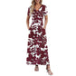 Elegant 3D Floral Maxi Dress