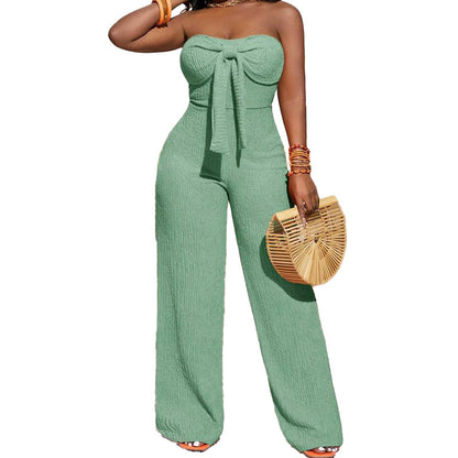 📢Mid-Season Sale: 50% off – limited time ⏰Women's Strapless High-Waisted Wide-Leg Jumpsuit